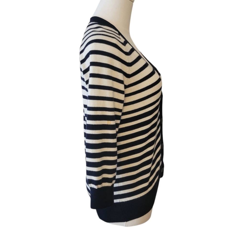 Vince Striped Button Up Cardigan Sweater‎ Size Small - Picture 2 of 4